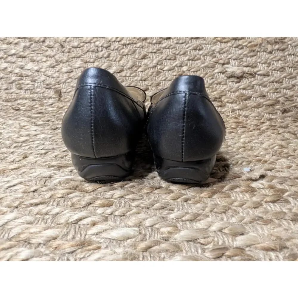 New! Life Stride Soft System Shoes Womens 9 W Black Loafers Slip On Career